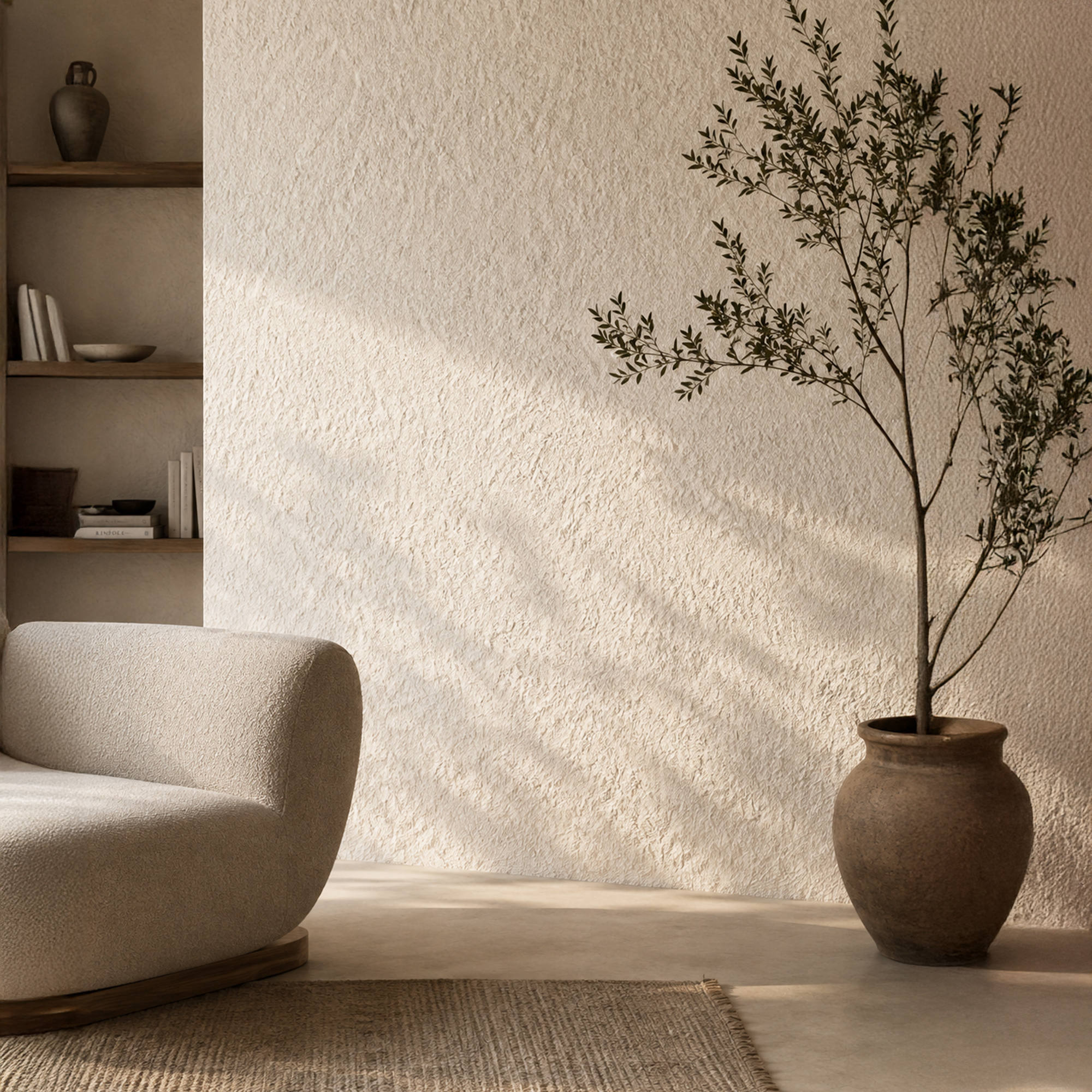 Flexible Stone Sabbia beltérben